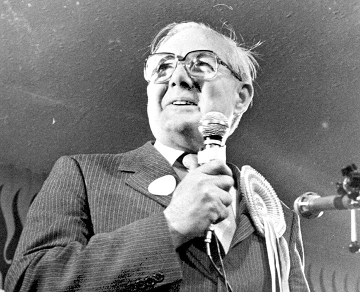 Prime Minister Jim Callaghan on the campaign trail in the Aldridge-Brownhills constituency in May, 1979