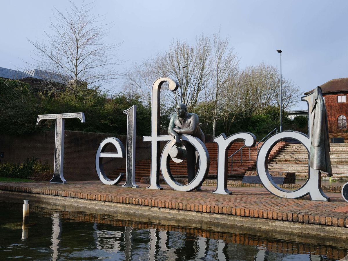 A Telford sign