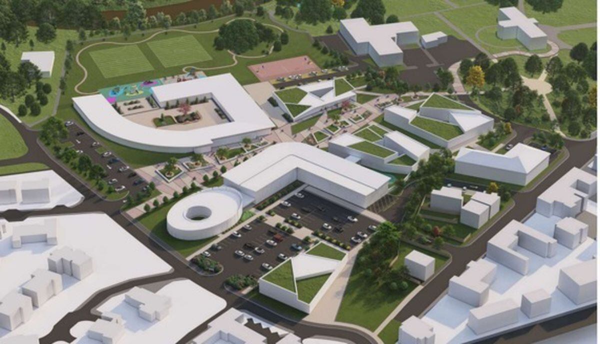 North Powys Wellbeing Campus - how the campus could look.