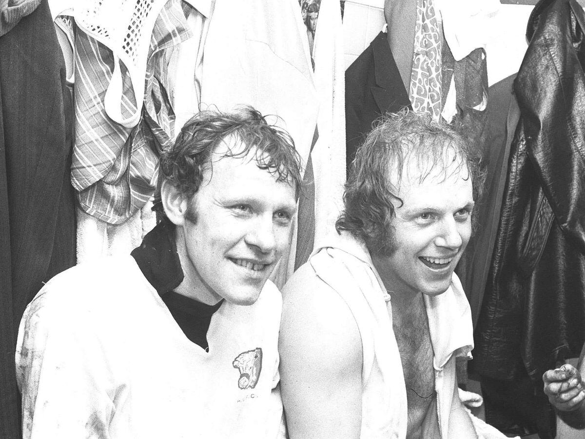 Goals from Hereford's Ronnie Radford (left) and Ricky George knocked Newcastle out of the FA Cup in 1972