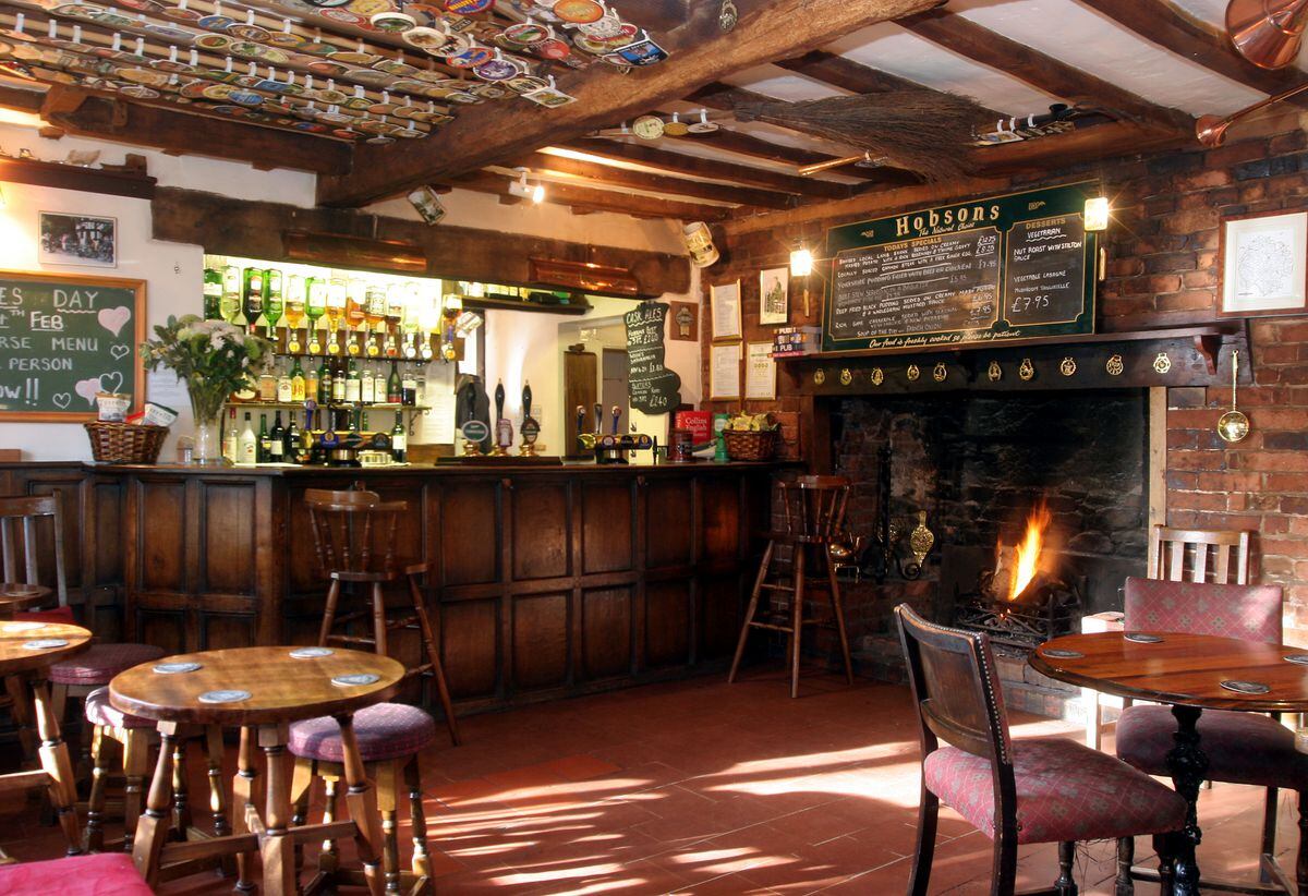 The cosy and welcoming interior of The Boot Inn, Orleton 