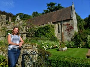 Katy Tanner is getting ready to open Preen's garden for the Historic Churches Trust