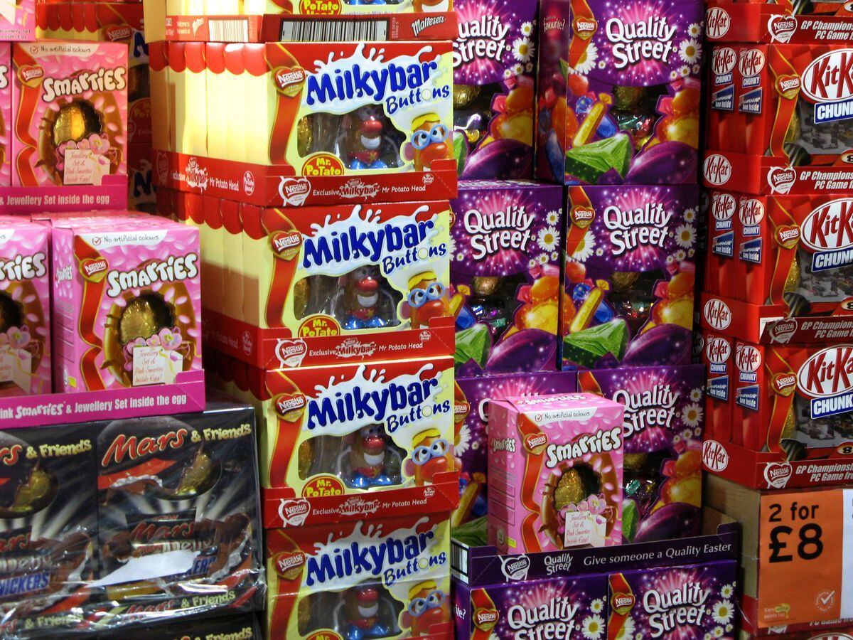 Supermarkets stocking Easter eggs before Christmas is over has caused consternation 