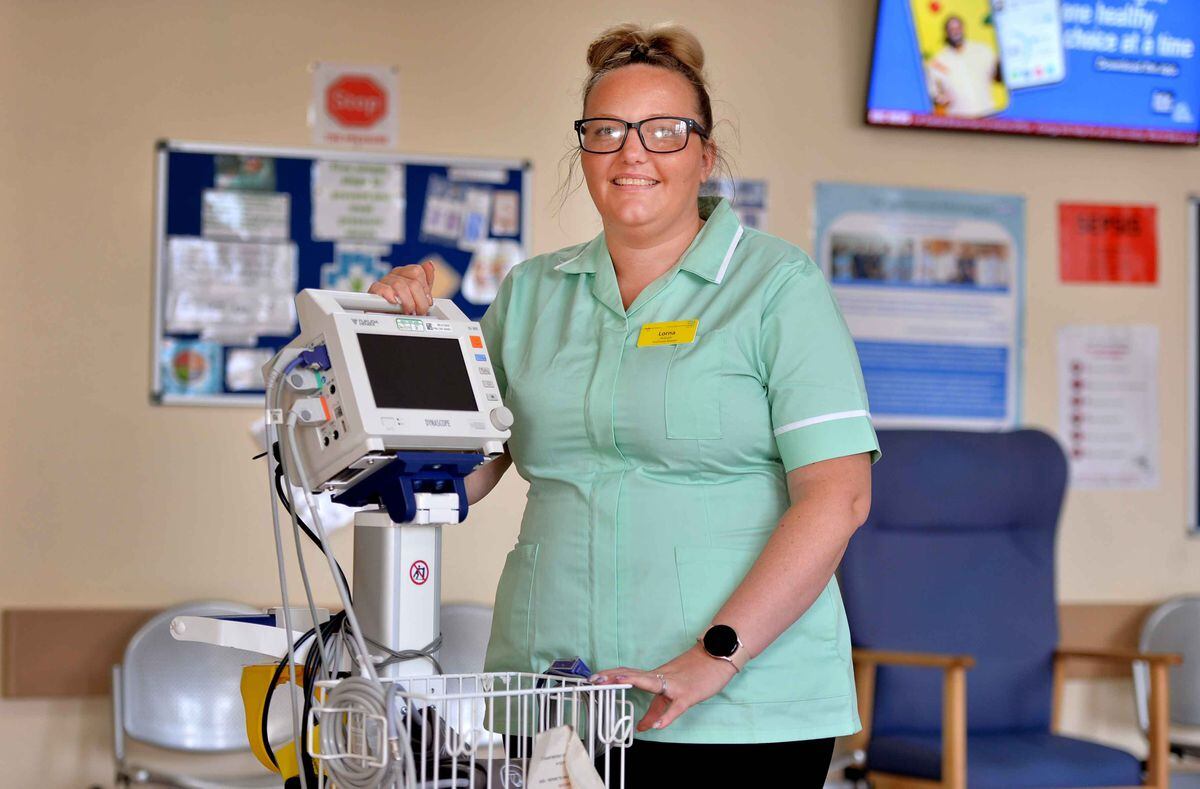 Healthcare Assistant: Lorna McQuid from Donnington has been awarded the Public Recognition Award