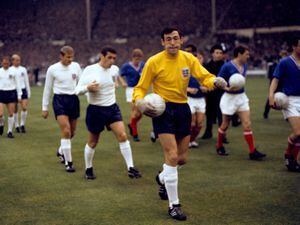 England take on France at the 1966 World Cup