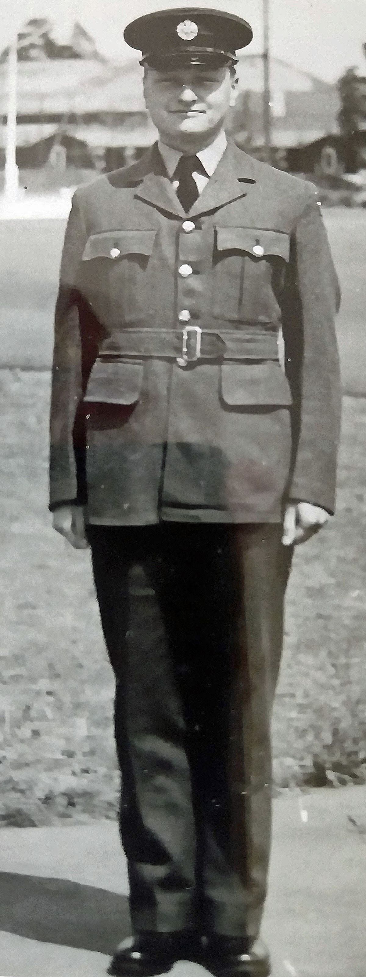 Peter during his National Service with the RAF.