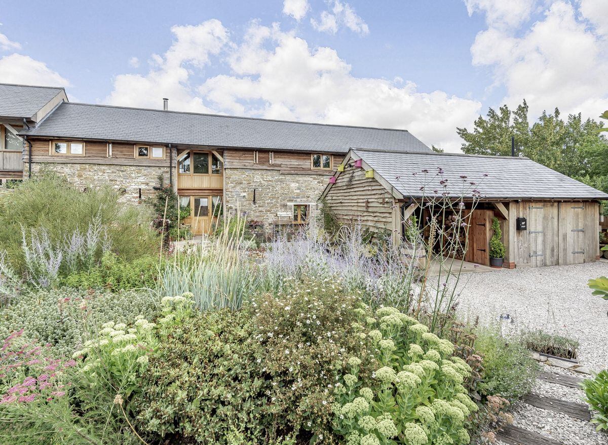 The stunning converted barn 