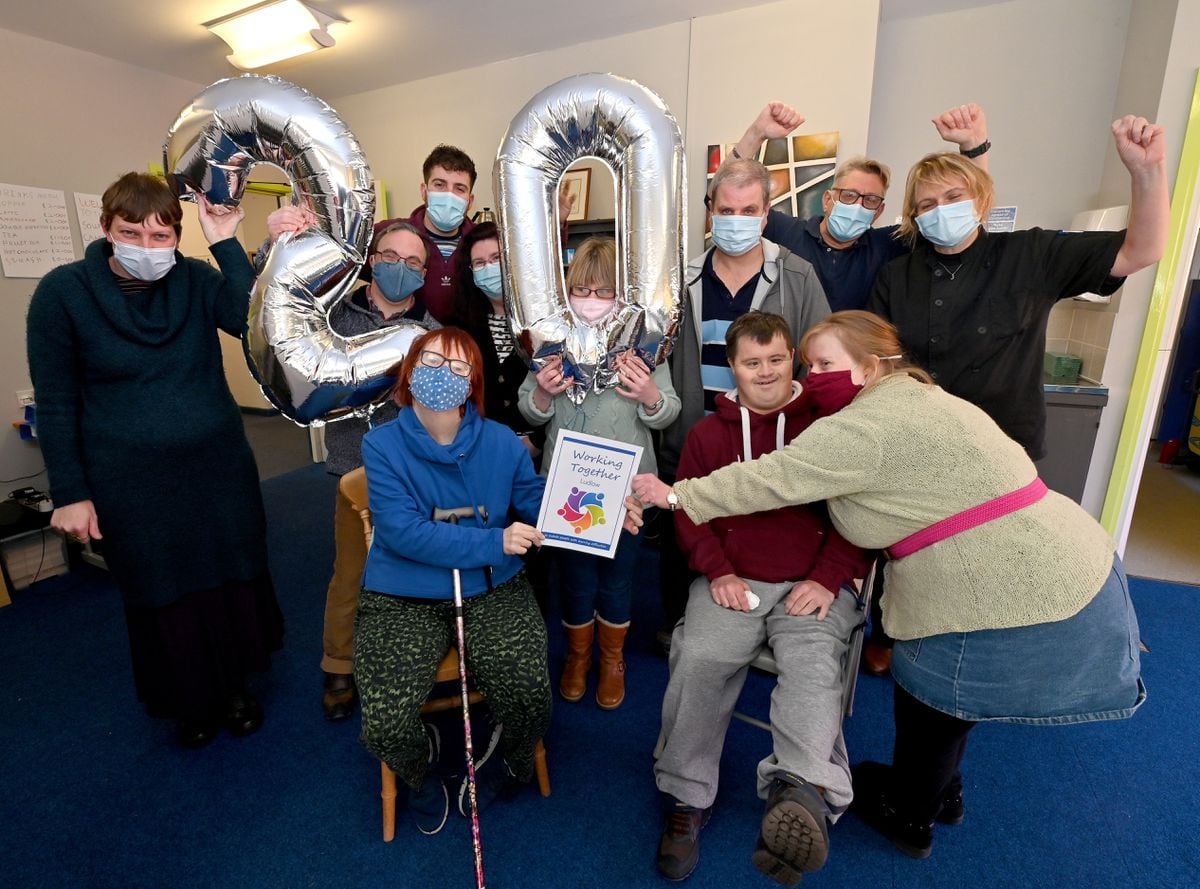 SOUTH COPYRIGHT MNA MEDIA TIM THURSFIELD 05/01/22.Working Together, based at Rockspring Centre, Ludlow, who are celebrating their 20th anniversary..