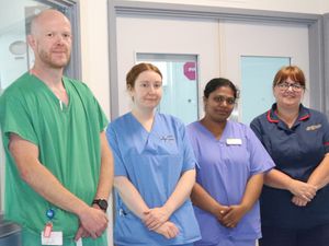Staff at Wrexham Maelor Hospital