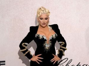 Christina Aguilera at Cannes 2022 amfAR Arrivals