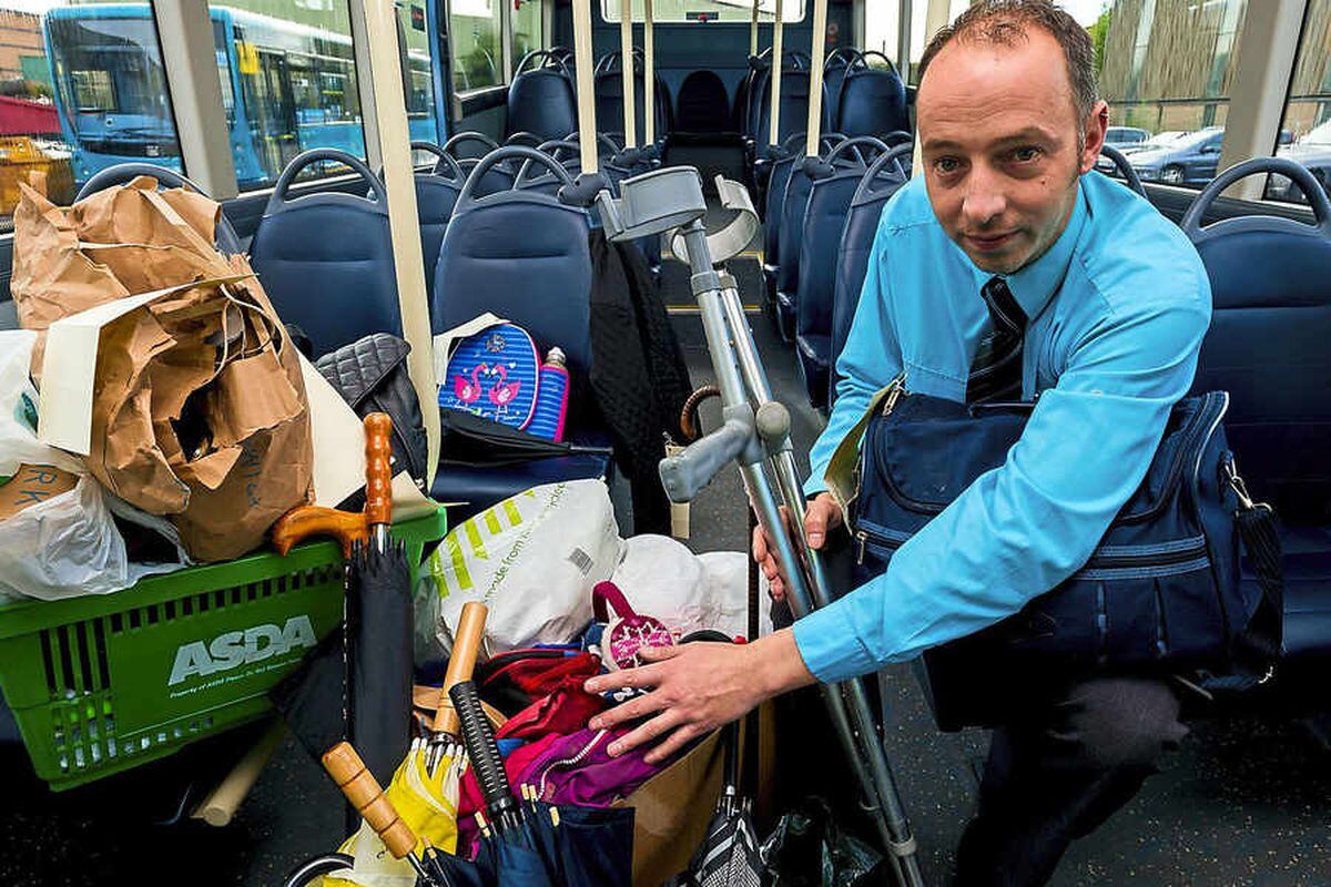 Hundreds of items a day left on buses across region