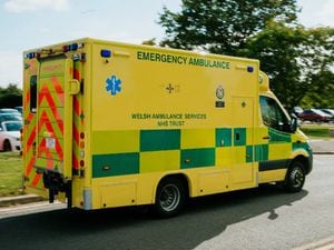 Welsh Wales ambulance stock 