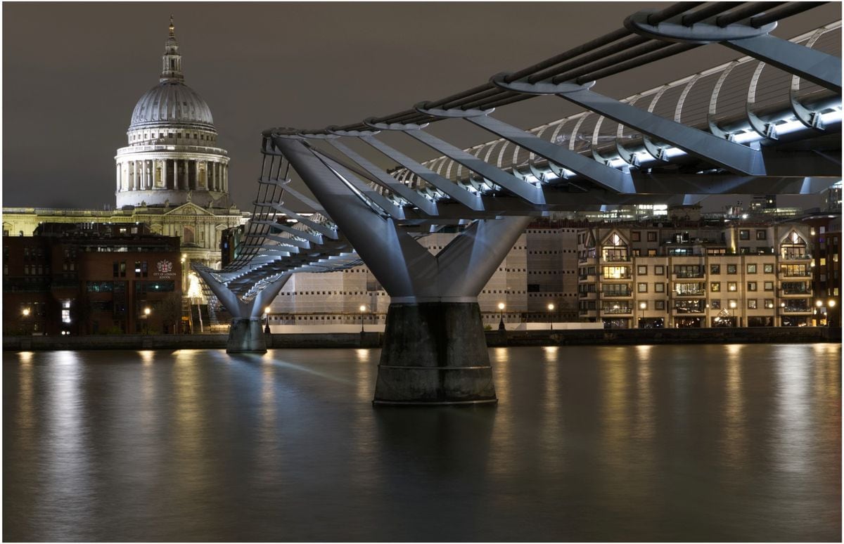 St Pauls at Night by Brian Truslove