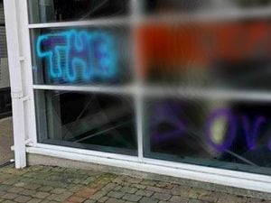 The graffiti has appeared across parts of Madeley. Photo: Telford & Wrekin Council