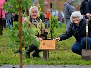 People in Newport came together to plant an orchard to mark the King's Coronation.