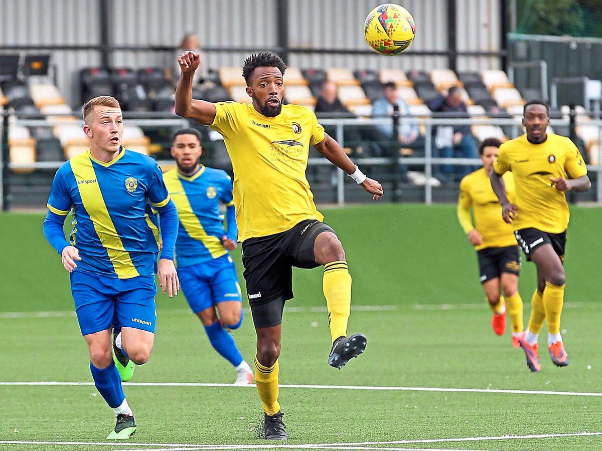 AFC Telford United have signed Rackeem Reid to aid their battle for survival in the National League North.