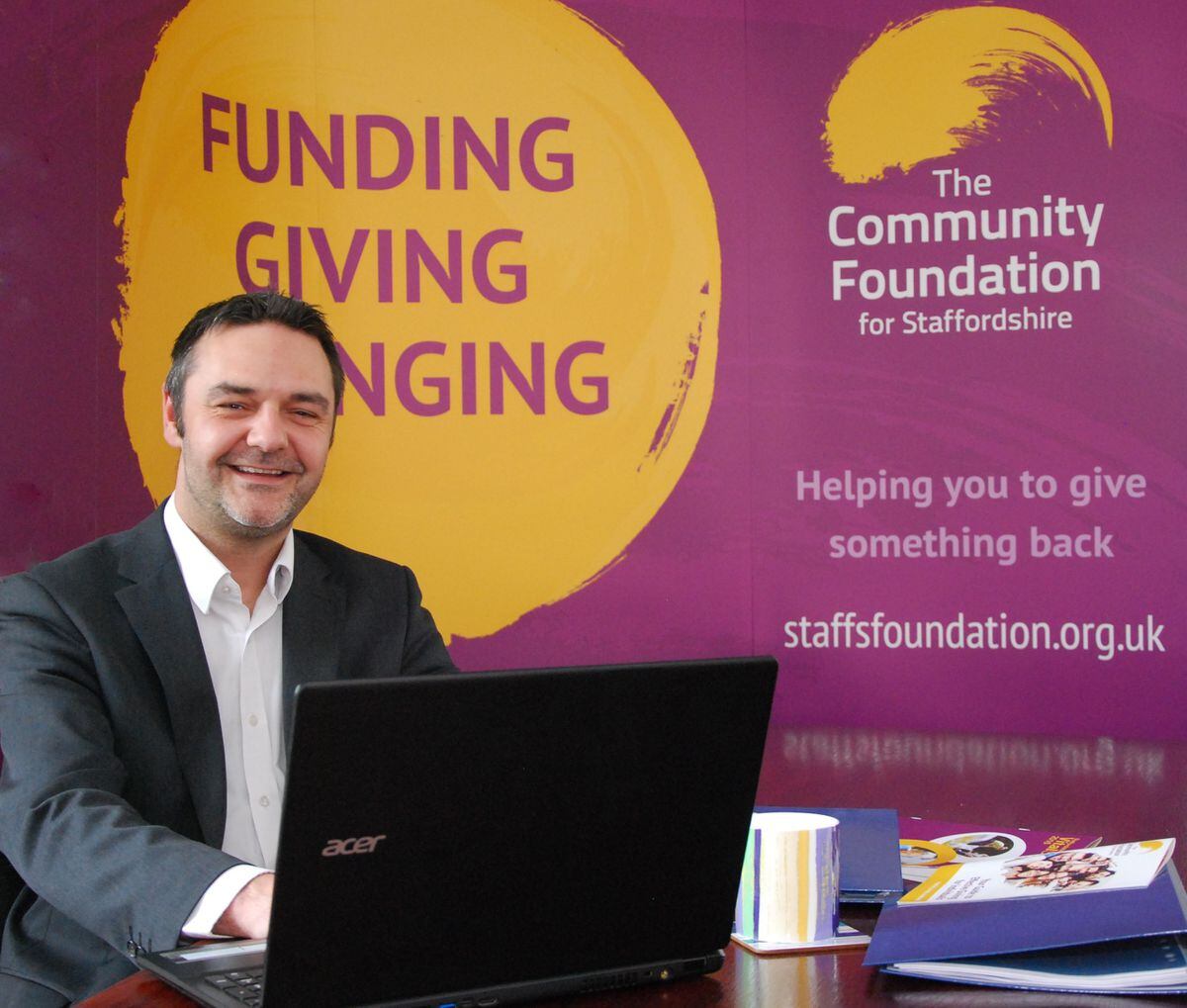 Steve Adams, chief executive of the Community Foundation Shropshire