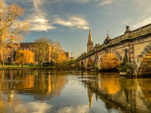 A picture of the English Bridge in Shrewsbury by class leader Richard Bishop