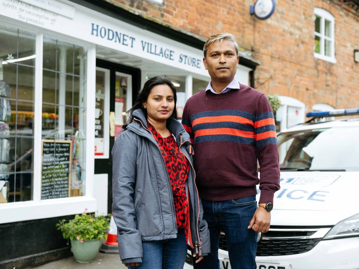 Kiran Koyani said a gun was pointed at her during attempted robbery at Hodnet Village Stores