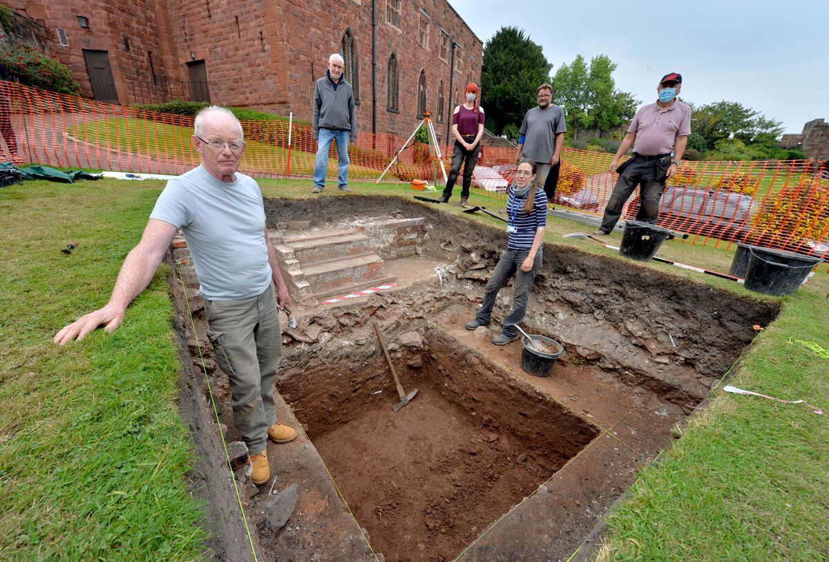The last day of the dig at Shrewsbury Castle