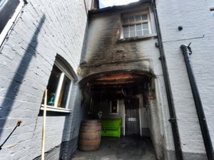 LAST COPYRIGHT SHROPSHIRE STAR STEVE LEATH 09/07/2023..Pics of a fire at pub: The Malthouse in Ironbridge..