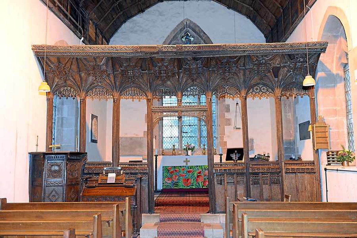Linked to Ludlow – the 15th century Rood Screen