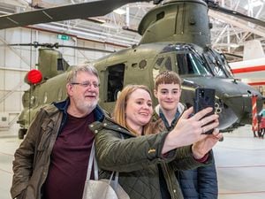  The legendary Chinook HC6A ‘Bravo November’ has gone on display at the RAF Cosford Museum