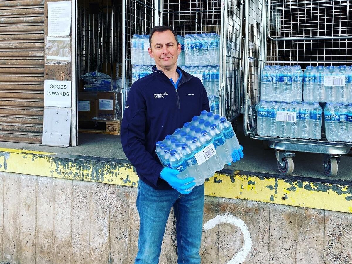 Company donates water to frontline NHS staff tackling Covid-19 crisis at RSH - shropshirestar.com