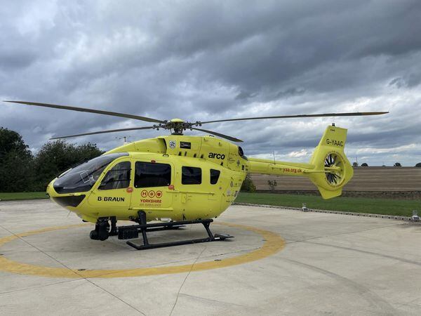 Yorkshire Air Ambulance helicopter