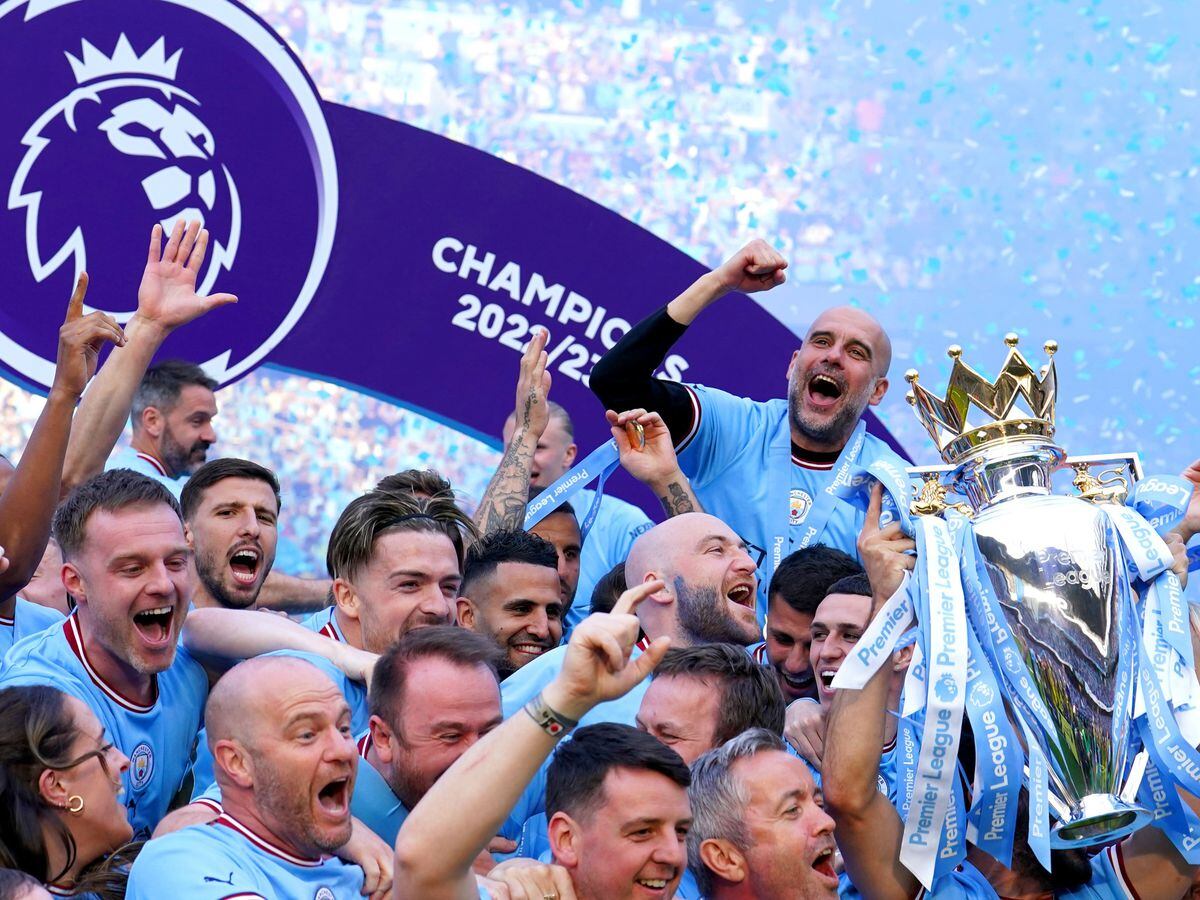 Manchester City were crowned Premier League champions once again