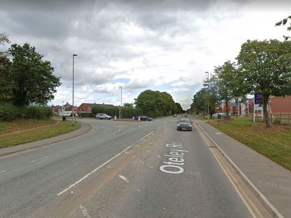 Oteley Road, Shrewsbury, near the junction with Sutton Road. Photo: Google