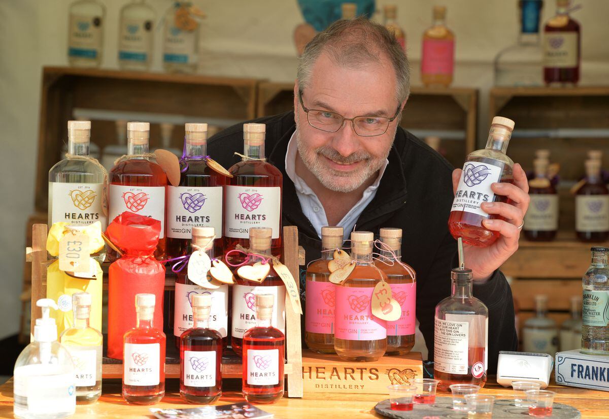 Owner Rob Miles, from Hearts Distillery in Coven
