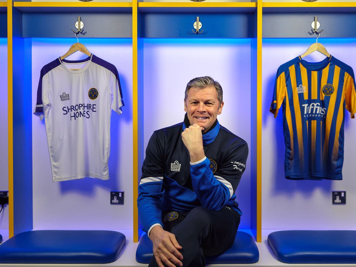 Steve Cotterill back when he was unveiled as the new Shrewsbury boss