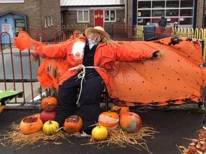 Cleobury Mortimer's scarecrow trail from 2020