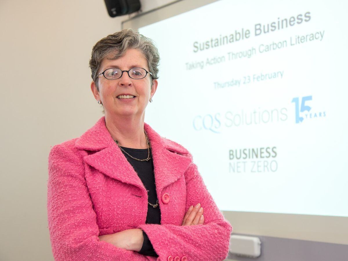   Sue Burnell, co-director of Shrewsbury-based Business Net Zero