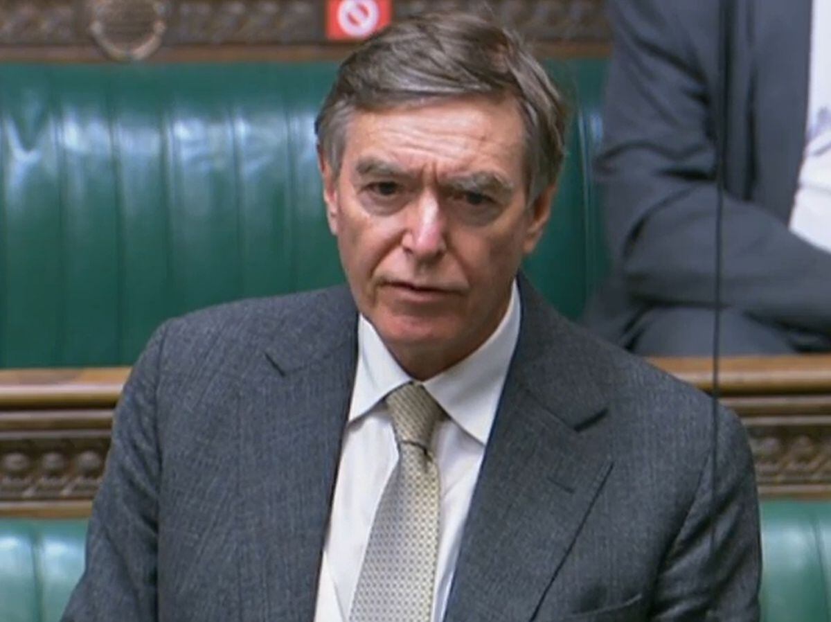 Ludlow MP Philip Dunne speaking in the House of Commons