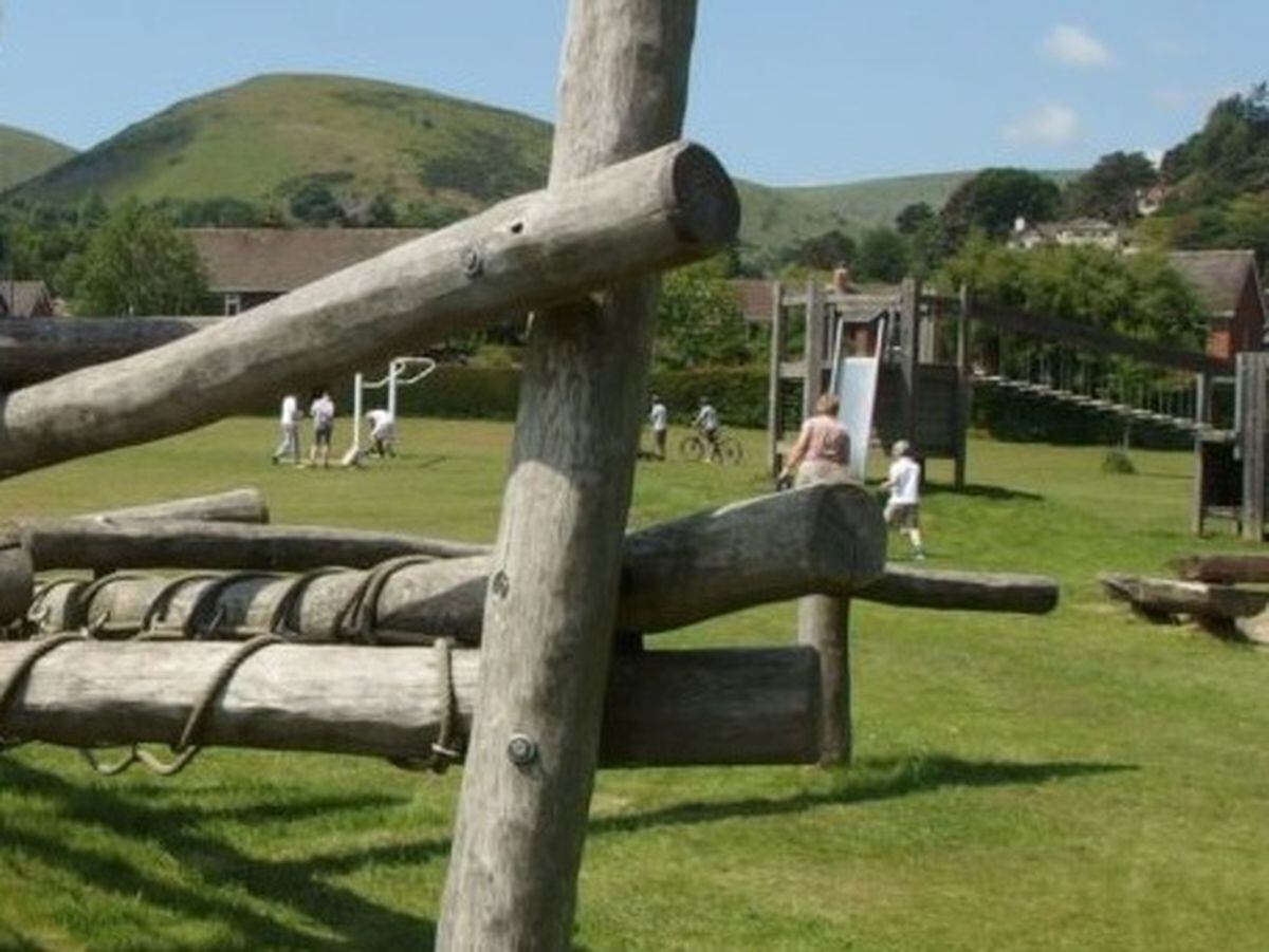 The play area. Picture: Church Stretton Town Council 