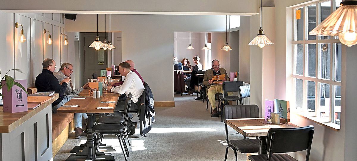 Clean lines – The Malthouse now markets itself as a restaurant rather than a pub