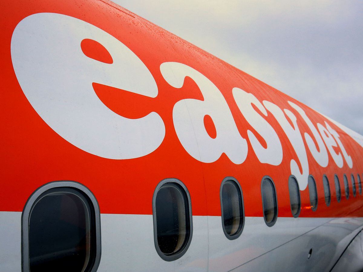 File photo dated 08/03/2017 of a general view of an easyJet aeroplane