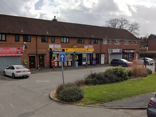 The robbery happened next to a parade of shops on Haybridge Road. Photo: Google