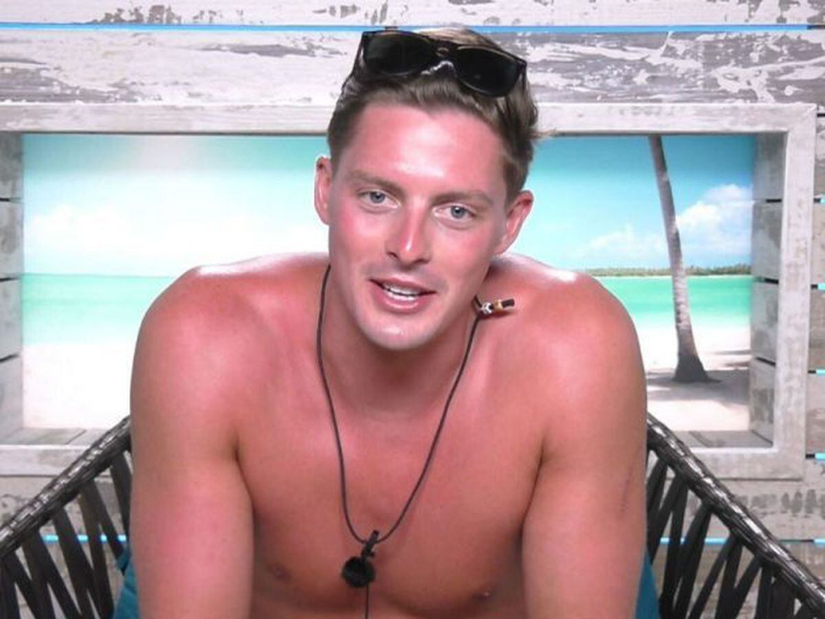 Dr Alex George in the Love Island diary room