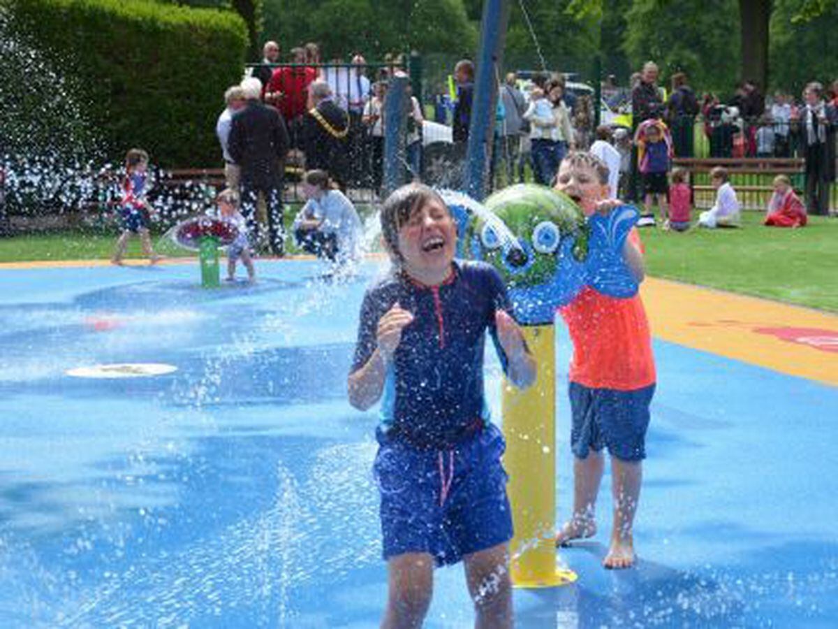 Shrewsbury Splash Park is back open