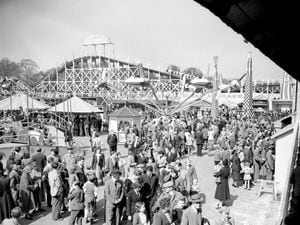 The fun fair in Battersea Park, south-west London