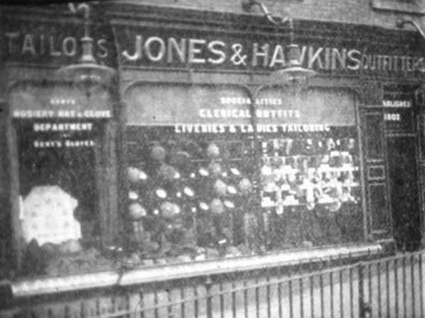 A rare view of Jones & Hawkins, which was at 2 Waterloo Terrace in Bridgnorth.