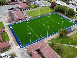 The new sports pitch