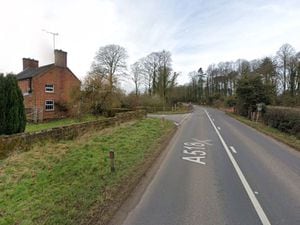 The crash happened on the A518 Newport Road near to Aqualate, Coley. Photo: Google.