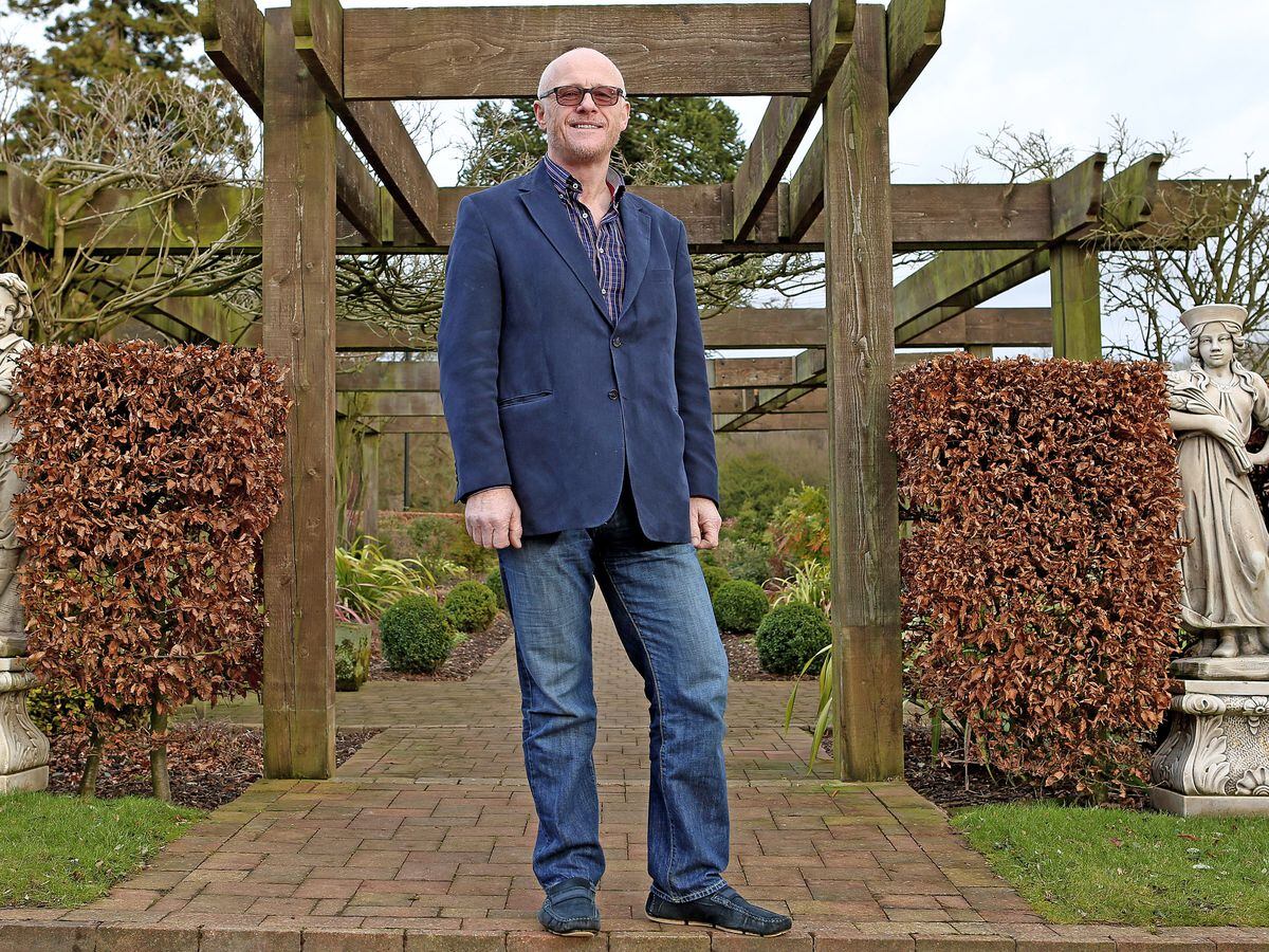 Billionaire John Caudwell pictured at his home Broughton Hall, near Eccleshall in Staffordshire