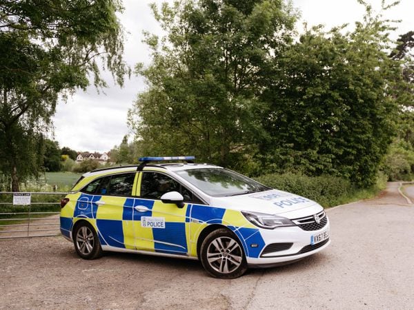 Police presence in Cressage on Sunday