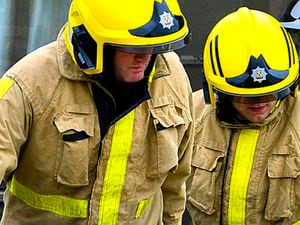 Firefighters from Telford Central attended the blaze in Shifnal