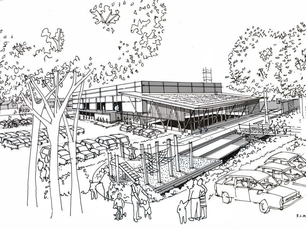 An artist's impression of the new Whitchurch Pool